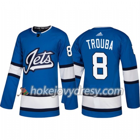 Pánské Hokejový Dres Winnipeg Jets Jacob Trouba 8 Alternate 2018-2019 Adidas Authentic